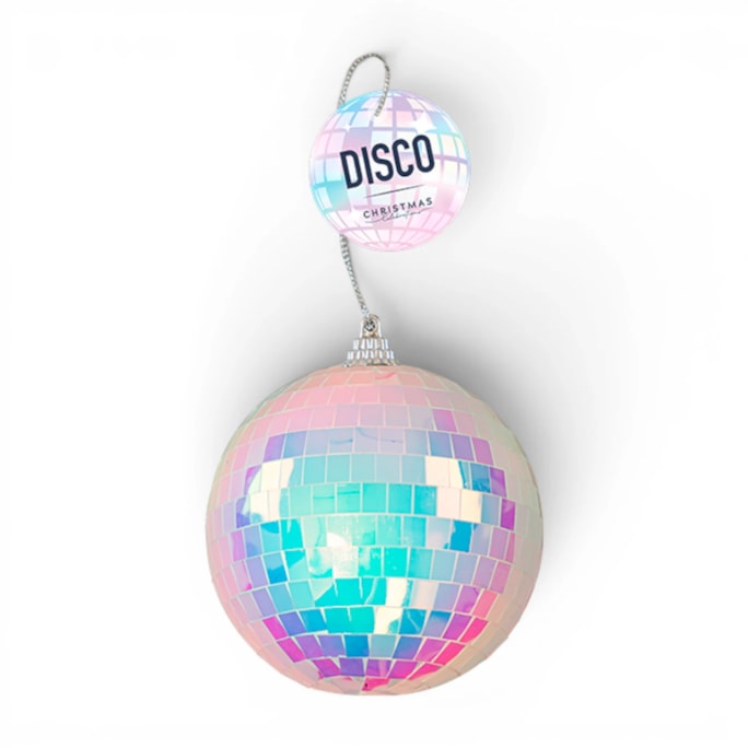 Wholesale Hanging Iridescent Disco Ball Bauble 12cm | Wholesale Direct