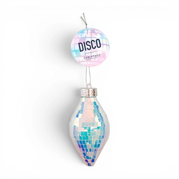 Wholesale Hanging Iridescent Disco Bauble 13cm | Wholesale Direct