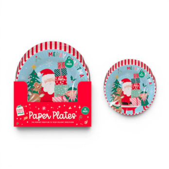 Wholesale Plastic Free Christmas Kids Printed Paper Plates 10pk CDU | Wholesale Direct Wholesale Plastic Free Christmas Kids Printed Paper Plates 10pk CDU | Wholesale Direct