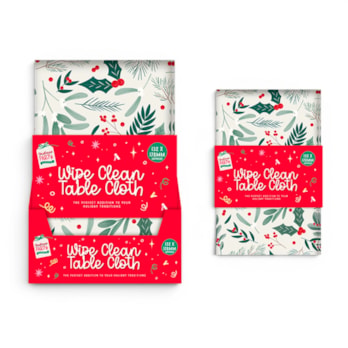Wholesale Christmas Printed Wipe Clean Tablecloth 132 x 178cm CDU | Wholesale Direct Wholesale Christmas Printed Wipe Clean Tablecloth 132 x 178cm CDU | Wholesale Direct