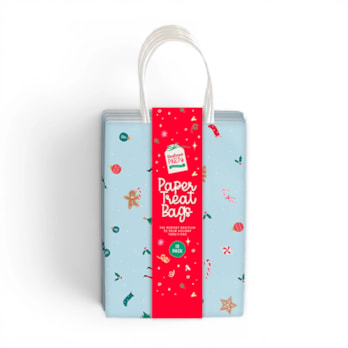 Wholesale Christmas Kids Printed Paper Treat Bags 10pk | Wholesale Direct