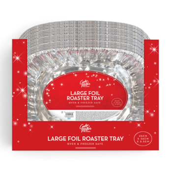 Wholesale Foil Large Roaster Tray 45cm x 36cm x 8.5cm CDU | Wholesale Direct Wholesale Foil Large Roaster Tray 45cm x 36cm x 8.5cm CDU | Wholesale Direct