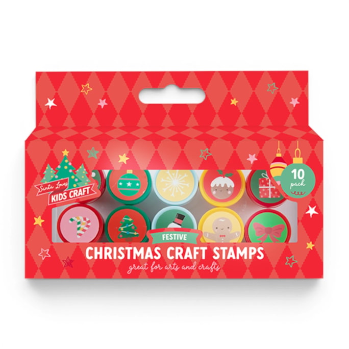 Wholesale Christmas Craft Stamps 10pk | Wholesale Direct
