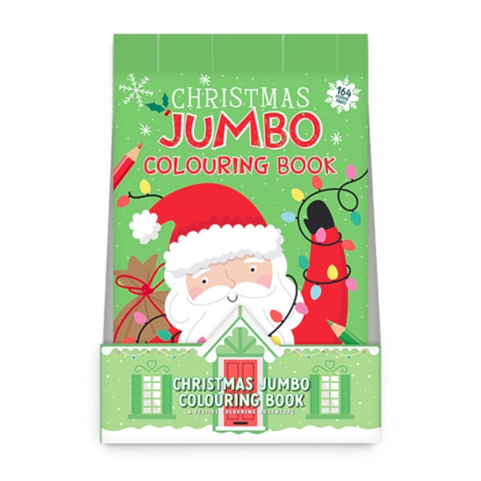 Wholesale Christmas Childrens Jumbo Colouring Book CDU | Wholesale Direct