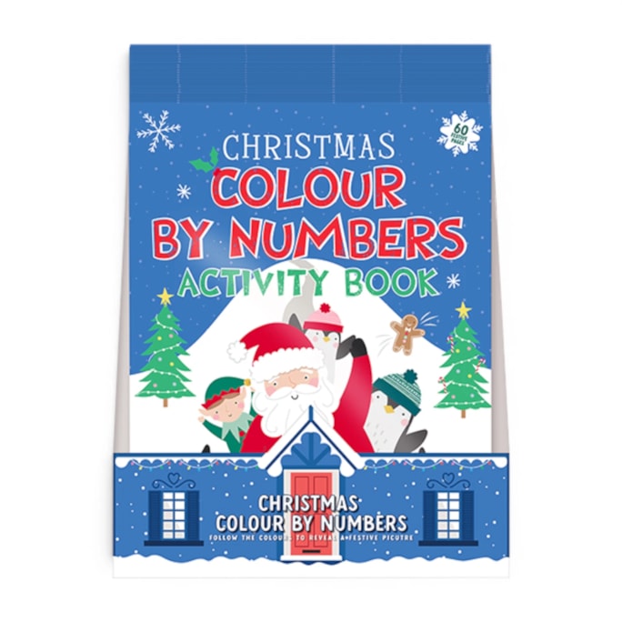 Wholesale Christmas Colour By Numbers Book CDU | Wholesale Direct