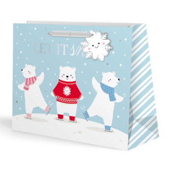 Wholesale Large Shopper Christmas Gift Bag - Assortment 3 | Wholesale Direct