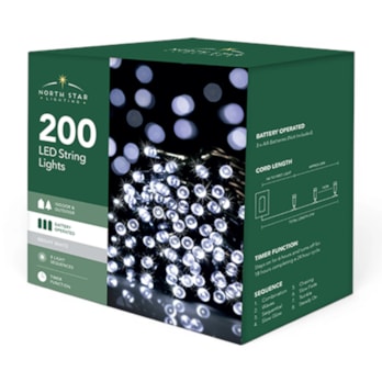 Wholesale 200 Battery Operated Bright White String Lights 20.9m CDU | Wholesale Direct Wholesale 200 Battery Operated Bright White String Lights 20.9m CDU | Wholesale Direct