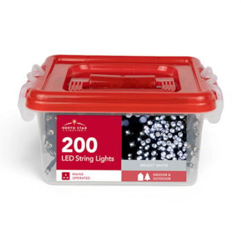 Wholesale 200 LED Mains Operated Bright White String Lights with Storage Box | Wholesale Direct Wholesale 200 LED Mains Operated Bright White String Lights with Storage Box | Wholesale Direct
