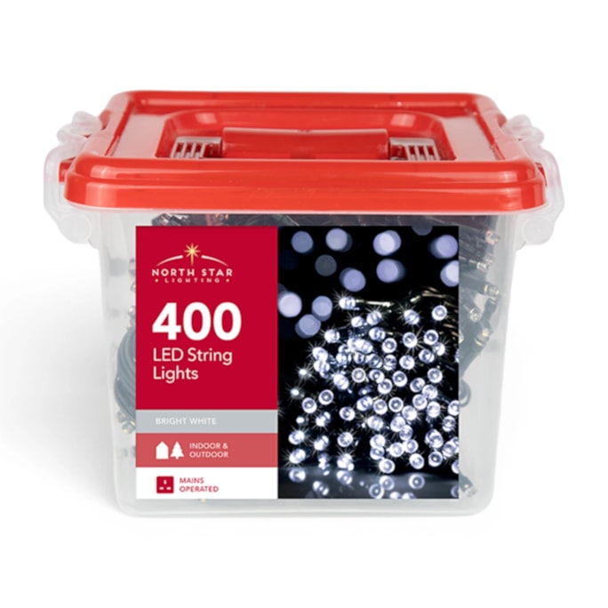 Wholesale 400 LED Mains Operated Bright White String Lights with Storage Box | Wholesale Direct Wholesale 400 LED Mains Operated Bright White String Lights with Storage Box | Wholesale Direct