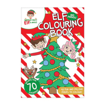 Wholesale Elf Colouring Book & Sticker Sheet 48 Pages | Wholesale Direct Wholesale Elf Colouring Book & Sticker Sheet 48 Pages | Wholesale Direct