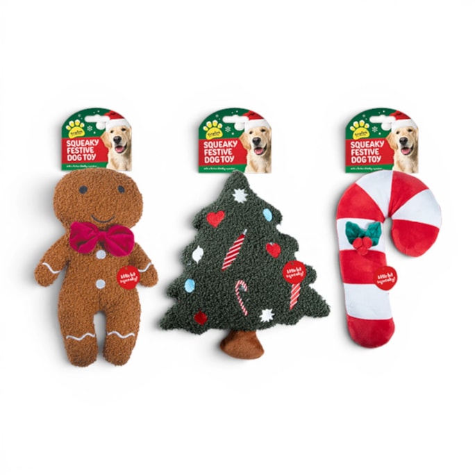 Wholesale Christmas Plush Squeaky Dog Toy | Wholesale Direct