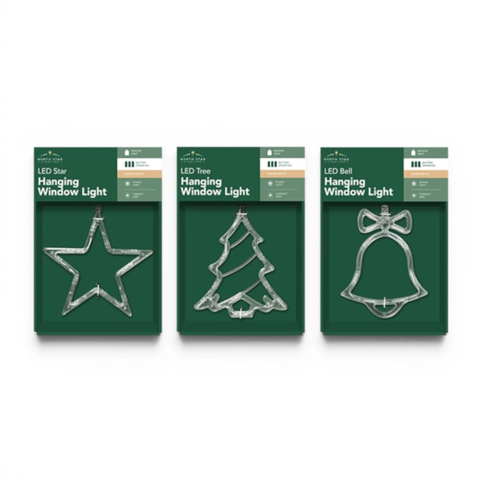 Wholesale LED Battery Operated Window Hanger | Wholesale Direct