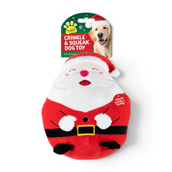 Wholesale Christmas Squishy Crinkley & Squeaky Dog Toy | Wholesale Direct
