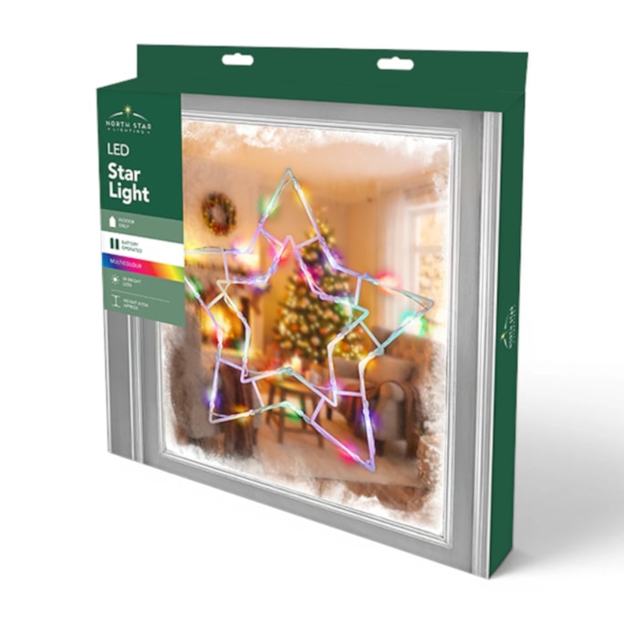Wholesale LED Battery Operated Multi-Coloured Star Light | Wholesale Direct