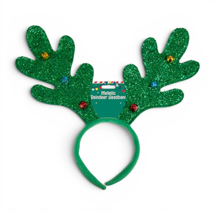 Wholesale Metallic Reindeer Headband | Wholesale Direct