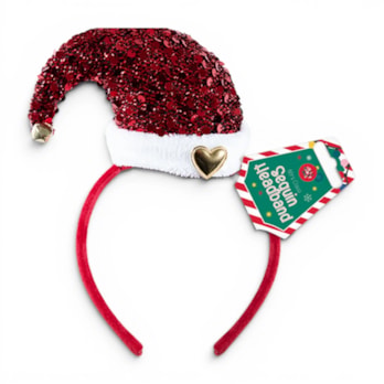 Wholesale Mrs Claus Sequin Headband | Wholesale Direct