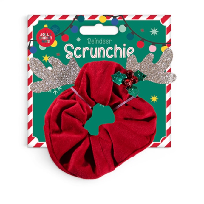 Wholesale Christmas Reindeer Scrunchie | Wholesale Direct
