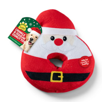 Wholesale Christmas Crinkley & Squeaky Donut Characters Toy CDU | Wholesale Direct