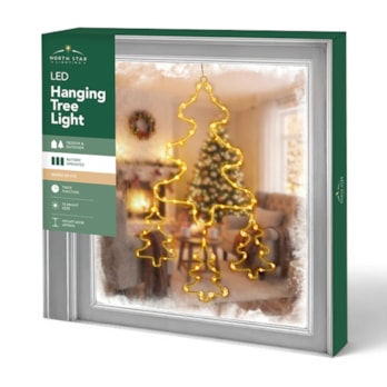 Wholesale LED Battery Operated Warm White Tree Hanging Light | Wholesale Direct