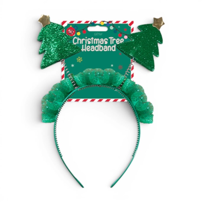 Wholesale Glitter Christmas Tree Head Bopper | Wholesale Direct Wholesale Glitter Christmas Tree Head Bopper | Wholesale Direct
