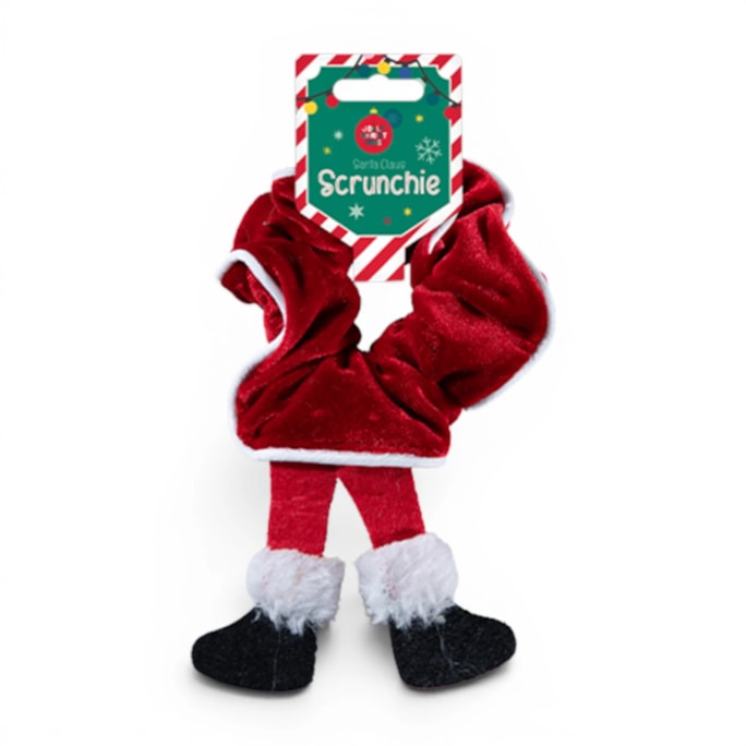 Wholesale Christmas Santa Scrunchie | Wholesale Direct