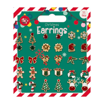 Wholesale Christmas Earrings 15pk | Wholesale Direct
