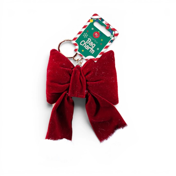 Wholesale Velvet Bow Bag Charm | Wholesale Direct