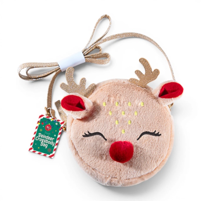 Wholesale Reindeer Plush Crossbody Bag CDU | Wholesale Direct Wholesale Reindeer Plush Crossbody Bag CDU | Wholesale Direct