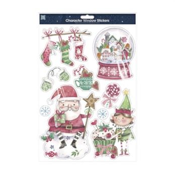 Wholesale Christmas Character Window Stickers | Wholesale Direct