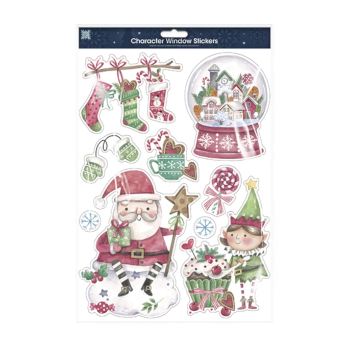 Wholesale Christmas Character Window Stickers | Wholesale Direct
