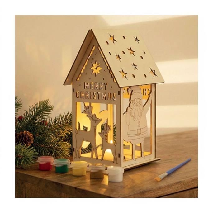 Wholesale Paint Your Own Christmas Lantern | Wholesale Direct Wholesale Paint Your Own Christmas Lantern | Wholesale Direct