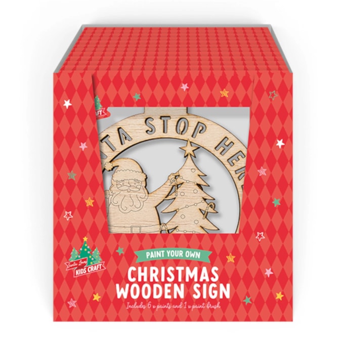Wholesale Paint Your Own Wooden Sign CDU | Wholesale Direct