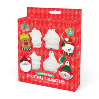 Wholesale Paint Your Own Christmas Characters 4pk | Wholesale Direct Wholesale Paint Your Own Christmas Characters 4pk | Wholesale Direct