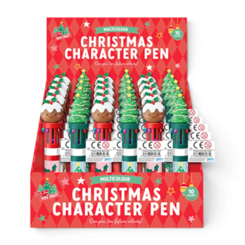 Wholesale Christmas Character 10 Colour Pen CDU | Wholesale Direct Wholesale Christmas Character 10 Colour Pen CDU | Wholesale Direct