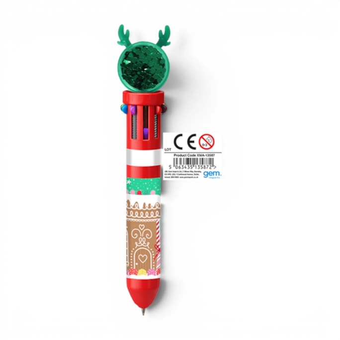 Wholesale Christmas Sequin Top 10 Colour Pen CDU | Wholesale Direct