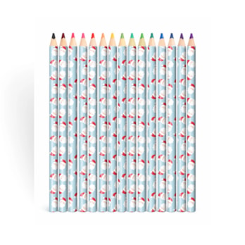 Wholesale Christmas Colouring Pencils 15pk | Wholesale Direct