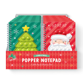 Wholesale Christmas Character Popper Notebook CDU | Wholesale Direct Wholesale Christmas Character Popper Notebook CDU | Wholesale Direct
