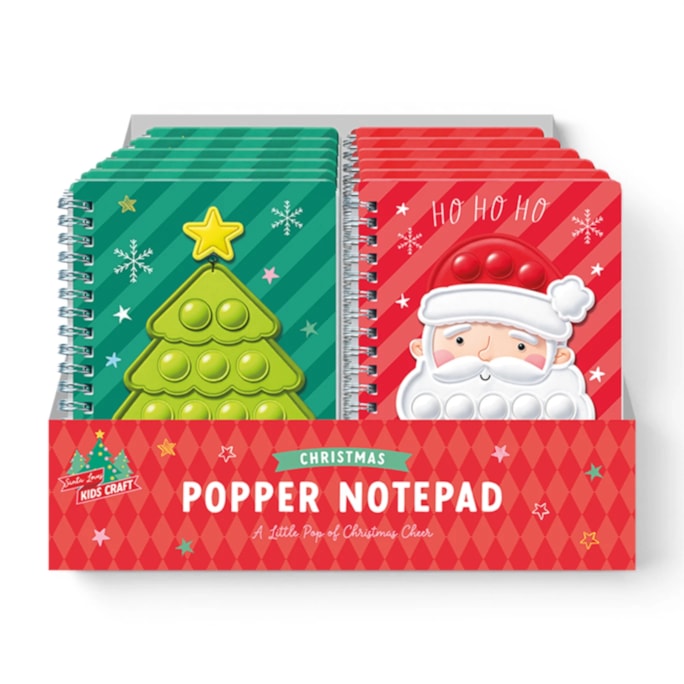 Wholesale Christmas Character Popper Notebook CDU | Wholesale Direct