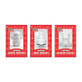Wholesale Colour Your Own Christmas Large Squishy | Wholesale Direct