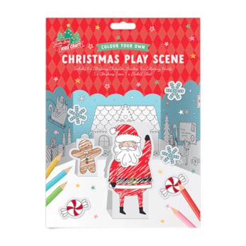 Wholesale Christmas Colour Your Own Play Scene | Wholesale Direct Wholesale Christmas Colour Your Own Play Scene | Wholesale Direct