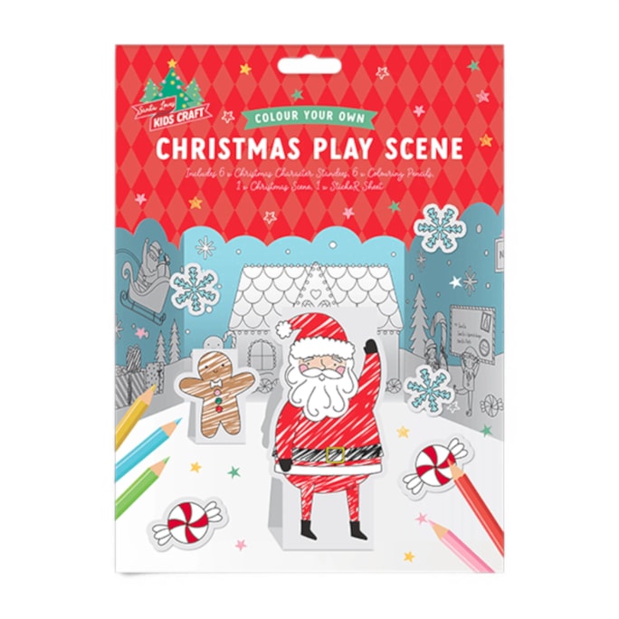 Wholesale Christmas Colour Your Own Play Scene | Wholesale Direct