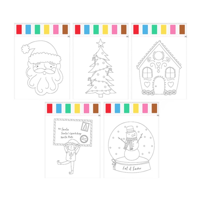 Wholesale Christmas Water Colouring Painting Set | Wholesale Direct