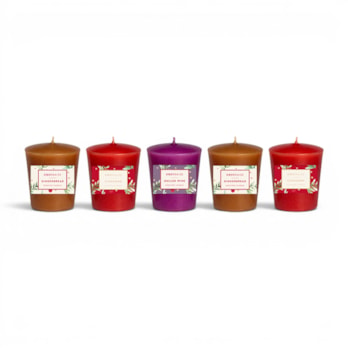 Wholesale Christmas Votive Candles 5pk 52g | Wholesale Direct