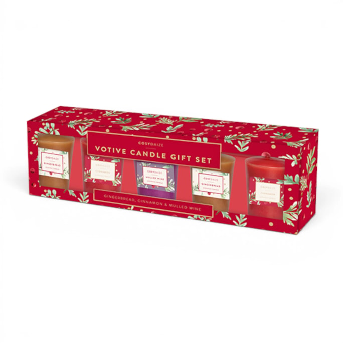 Wholesale Christmas Votive Candles 5pk 52g | Wholesale Direct