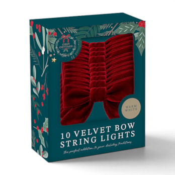 Wholesale Velvet Bow String Lights | Wholesale Direct Wholesale Velvet Bow String Lights | Wholesale Direct