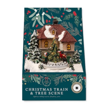 Wholesale Light Up Rotating Musical Christmas Train And Tree Scene | Wholesale Direct Wholesale Light Up Rotating Musical Christmas Train And Tree Scene | Wholesale Direct