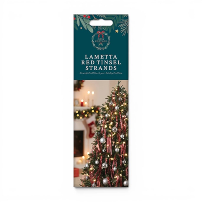 Wholesale Lametta Red Tinsel Strands | Wholesale Direct