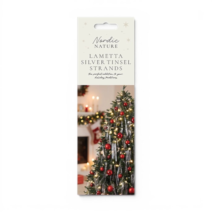 Wholesale Lametta Silver Tinsel Strands | Wholesale Direct