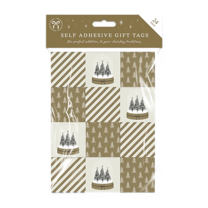 Wholesale Self Adhesive Gift Tags 24pk | Wholesale Direct