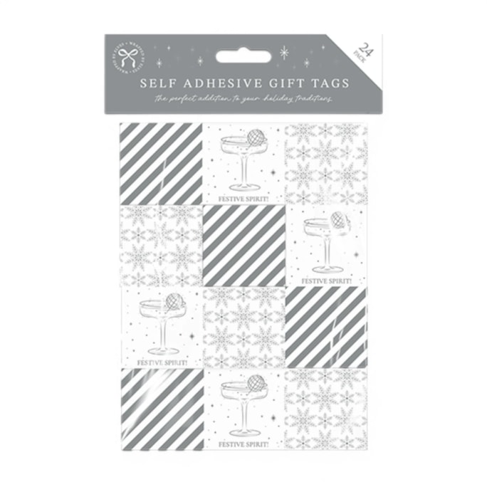 Wholesale Self Adhesive Gift Tags 24pk | Wholesale Direct